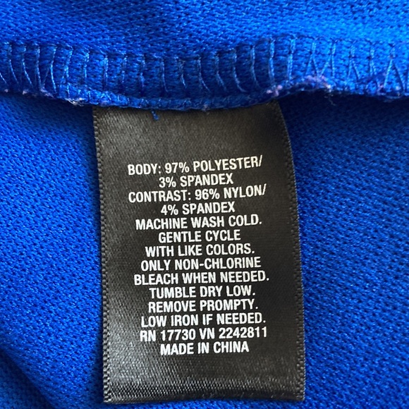 Mossimo Dress Blue Black Mesh Cut Out Size Small - Picture 11 of 13